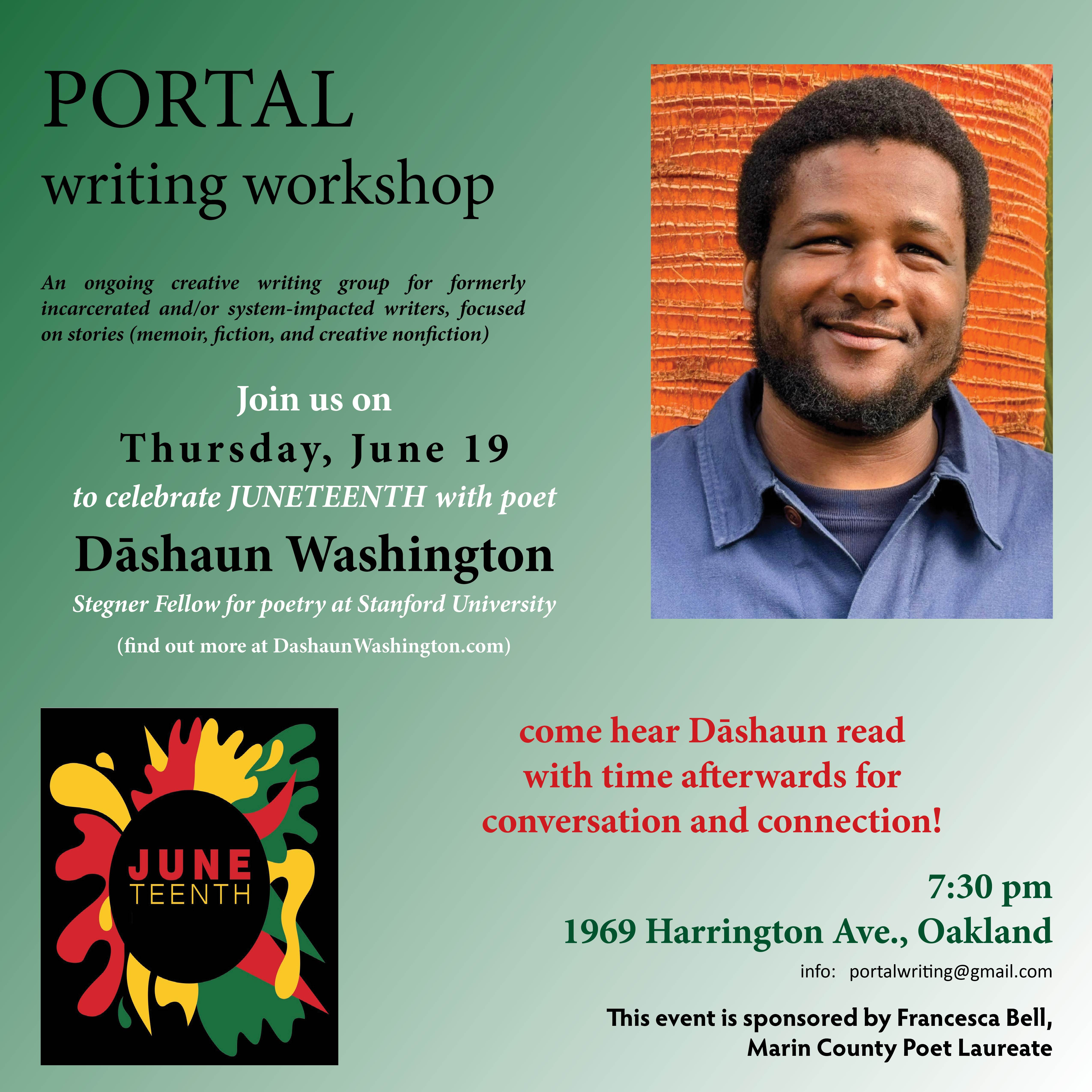 PORTAL Juneteenth Event Flyer